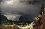 Sanford Robinson Gifford Famous Paintings - Storm King of the Hudson